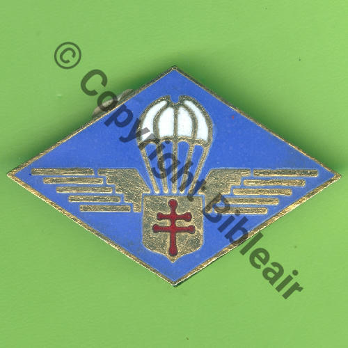 CCP  1ere CIE CHASSEURS PARA FFL 1er Modele Fab DAMAS RETIRAGE Dos lisse Bol fenetre Src.Y.GENTY 15Eur08.24 